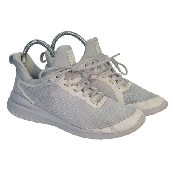 Nike Renew Rival Women 8.5 White Running Sneakers Athletic Athleisure AA7411-100 - Picture 1 of 11